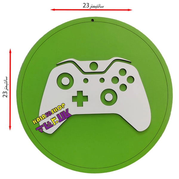 تابلو برجسته چوبی گیمینگ دیوارکوب و رومیزی رنگی XBOX Controller